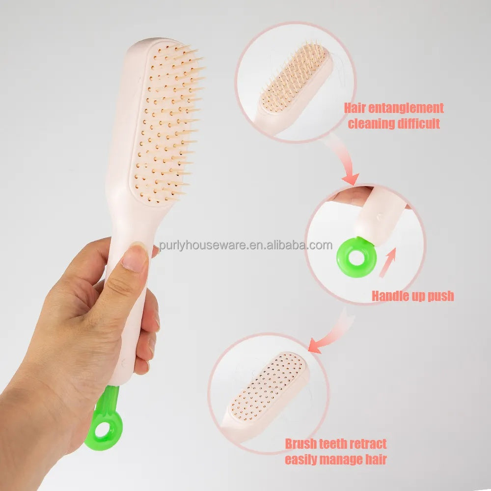 Self Cleaning Hair Brush