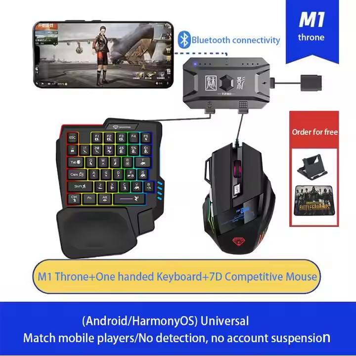Portable Mobile Gaming Keyboard Mouse Converter – Bluetooth 5.0