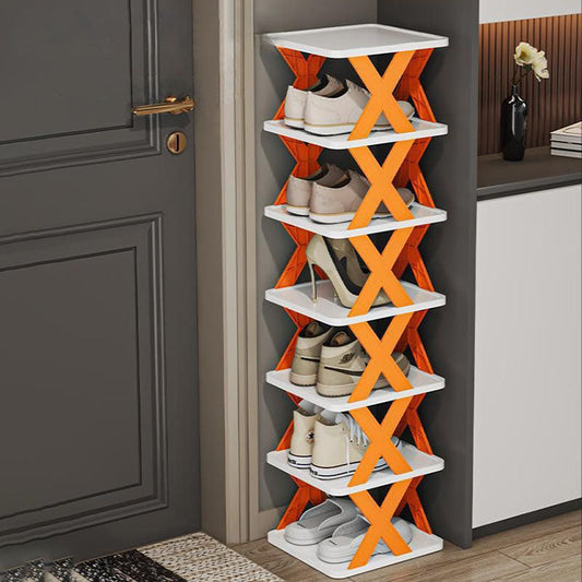 5-Layer Foldable X Shape Shoe Rack