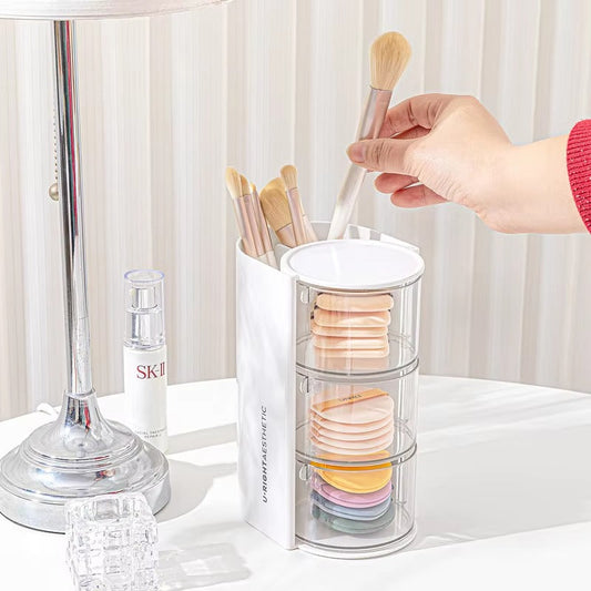 3 Layer Makeup Brush Holder