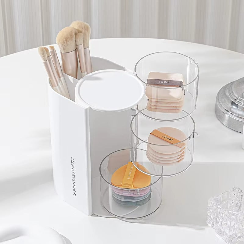 3 Layer Makeup Brush Holder