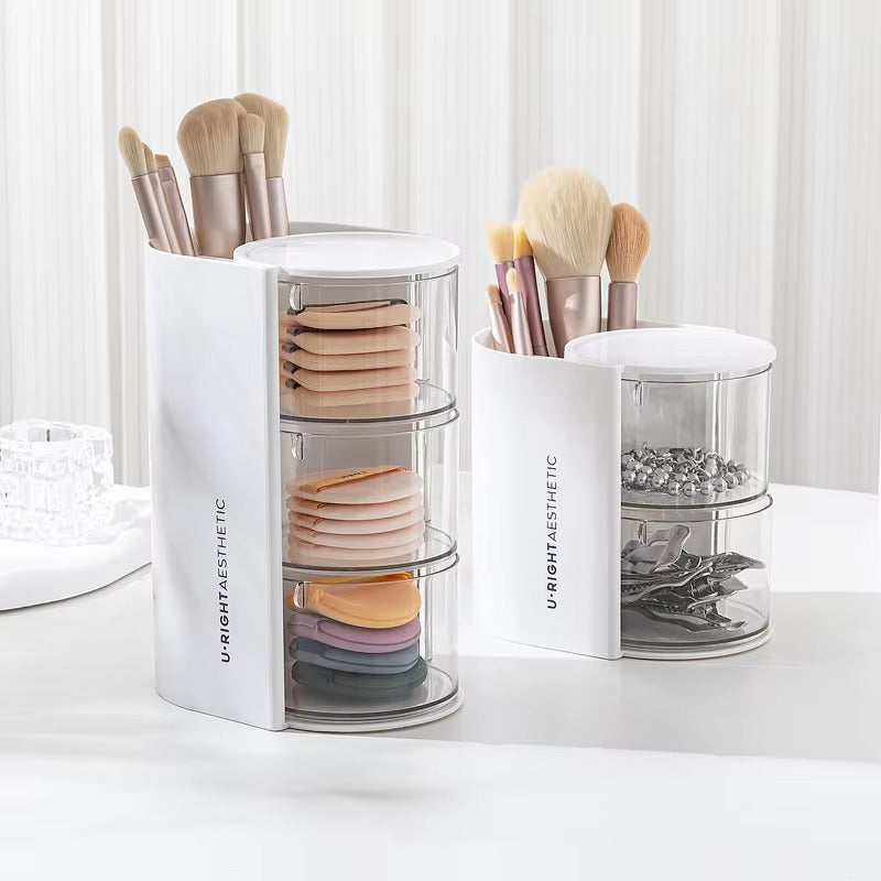 3 Layer Makeup Brush Holder