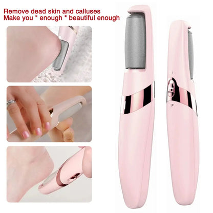 Rechargeable Electric Foot Grinder – Callus Remover & Dead Skin Scrubber for Heels & Feet