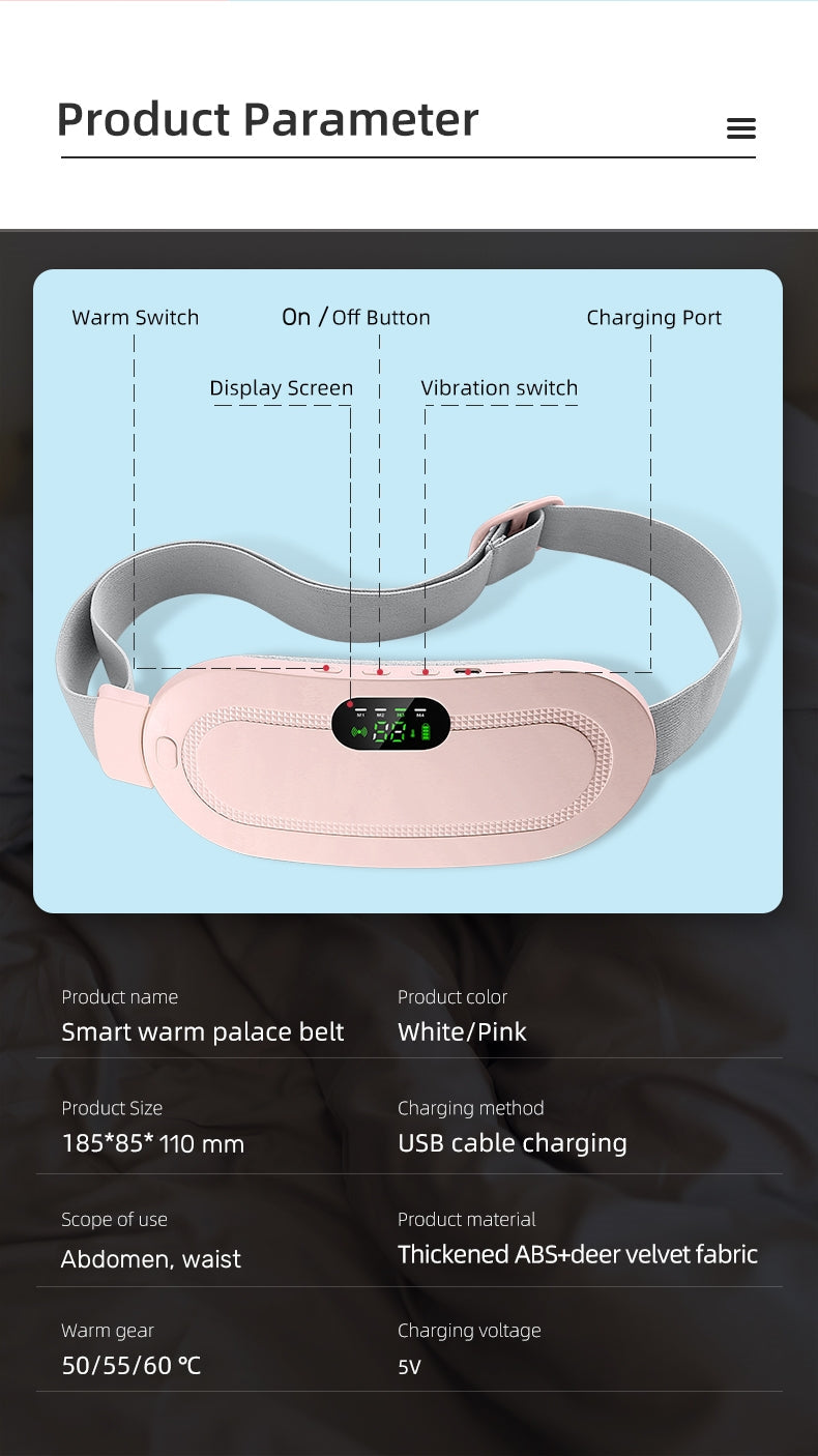 Electric Menstrual Cramp Relief Belt