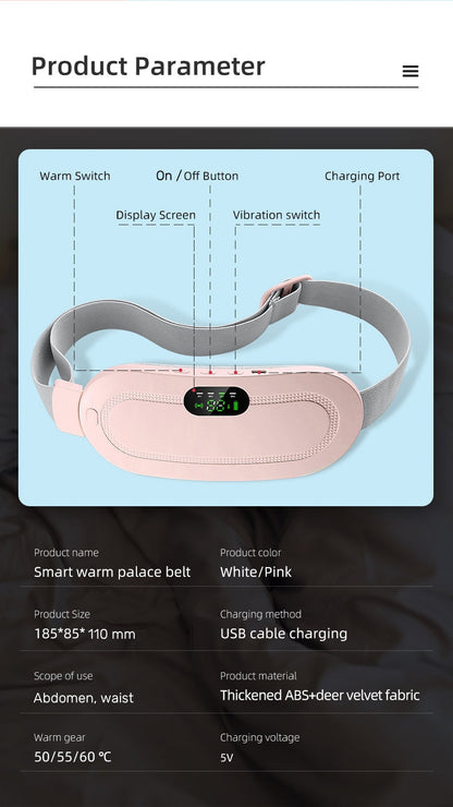 Electric Menstrual Cramp Relief Belt