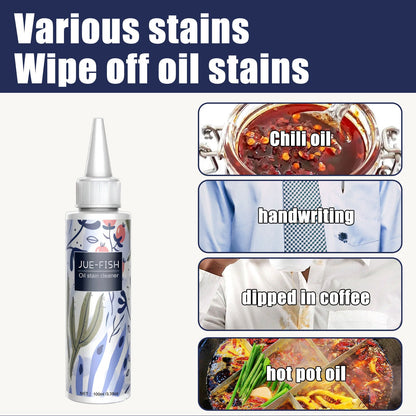 Powerful Oil Stain Remover for Clothes