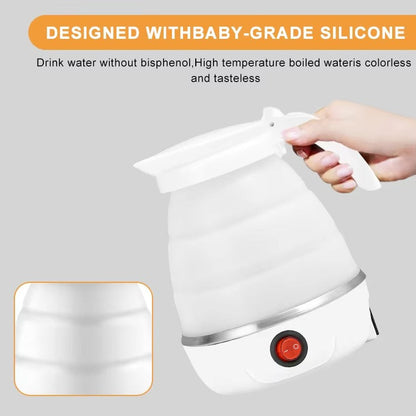 Silicone Collapsible Foldable Water Nordic Multipurpose Electric Kettle