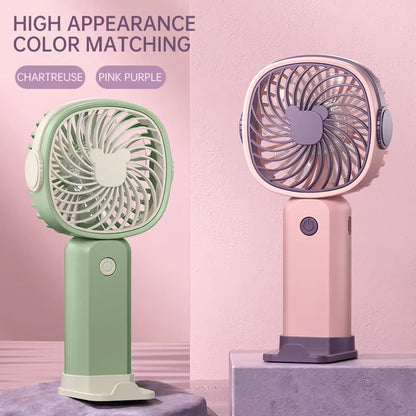 Mini Portable Fans Handheld USB Rechargeable Fan