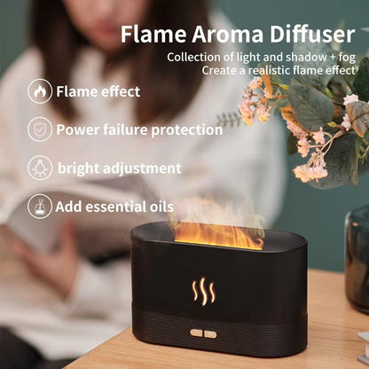 Flame Humidifier for Car and Room